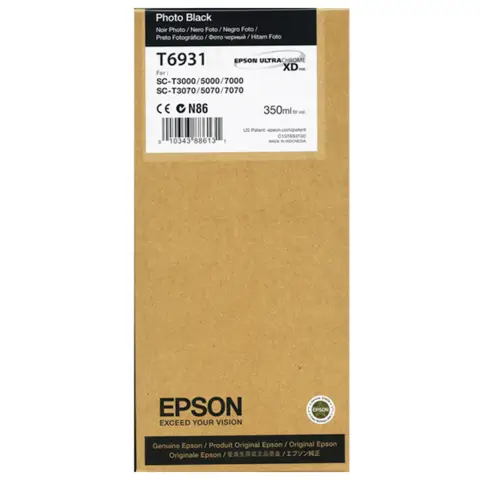 Epson T6931 - Tusz czarny fotograficzny Epson C13T693100
